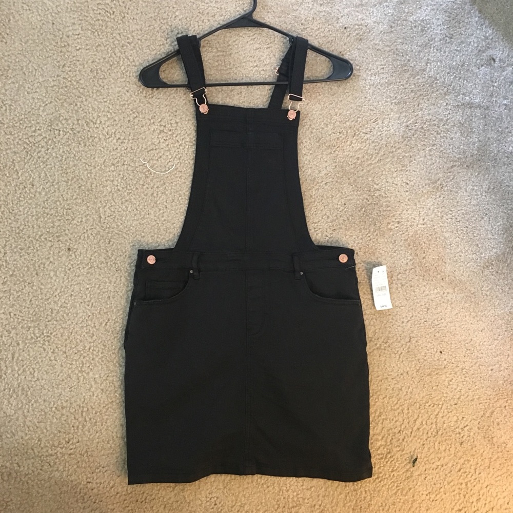 Pacsun Large Black Overall Dress
